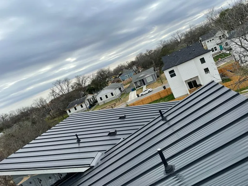 Standing seam metal roof panels with vents for Skylight Repair in Grambling